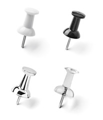 push pin thumbtack paper clip office business