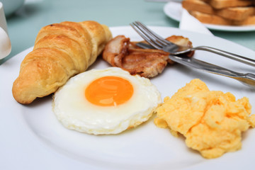 Breakfast a little.