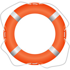 Red lifebuoy