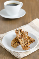 biscotti with nuts