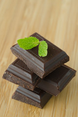 chocolate and mint