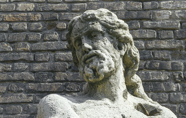 Statue in the Castello Sforzesco