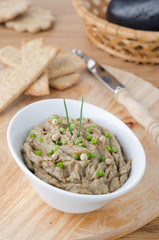 Eggplant dip with herbs