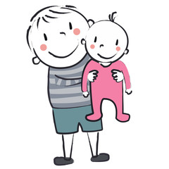 Faire part garçon bébé fille