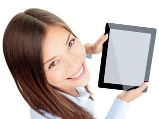 Tablet woman