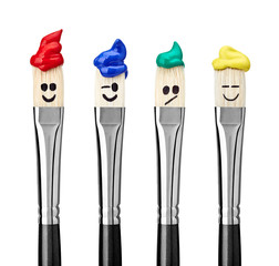 paint brush art and craft