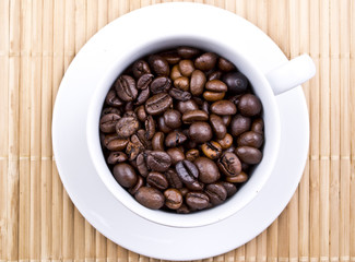 Coffee beans cup