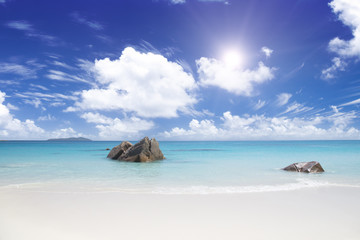 Fototapeta premium The island of dreams. Rest and relaxation.