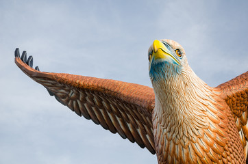 Eagle statue, the symbol of Langkawi island
