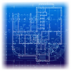 Architectural background. Part of architectural project