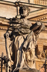 Obraz premium Statue of St. Bartholomew, sacred art