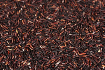 Background black rice