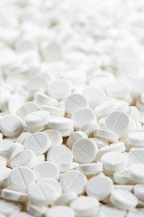 Fototapeta na wymiar biały okrągły medycyna tabletka antybiotyk pills