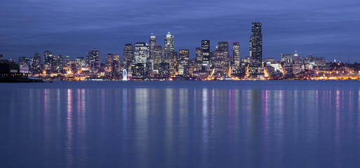 Seattle Waterfront Night