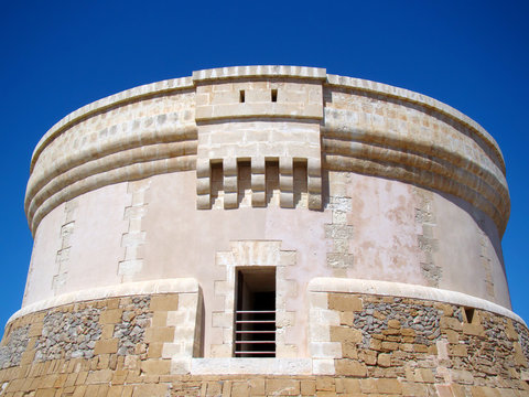 Martello Tower In Fornells, Menorca