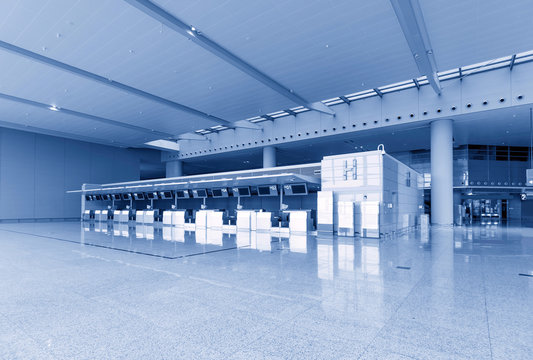 Interior of airport