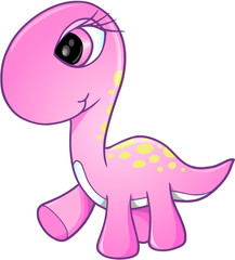 Cute Dinosaur Vector