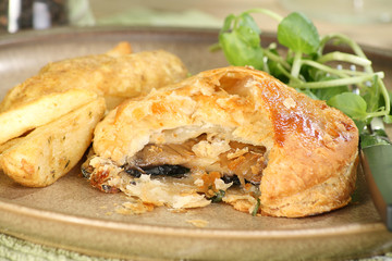mushroom in puff pastry