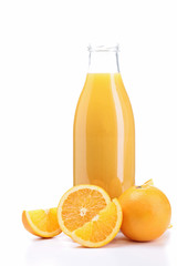 isolated orange juice
