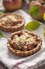 Apple and grape tart