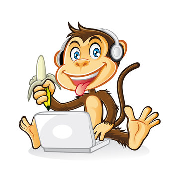 Monkey Laptop