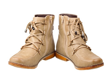 Elegant new brown shoes