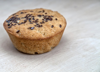 corn bread on table