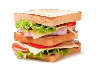 Foto op Plexiglas Snackbar broodje