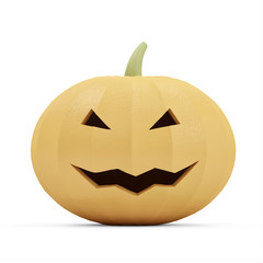 Halloween Pumpkin isolated on white background