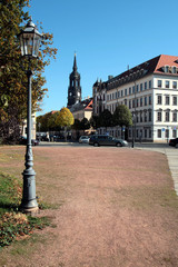 Dresden, Königstraße mit Dreikönigskirche
