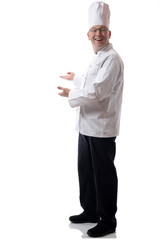 chef presenting