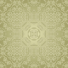 vector vintage seamless floral pattern