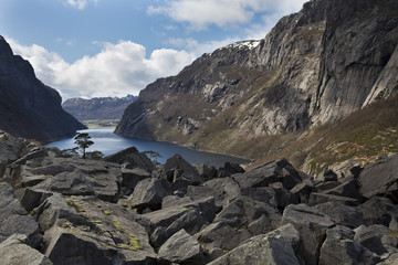 deep valley in norway