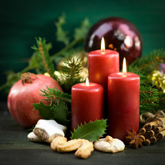 Weihnachtszeit, Kerzen