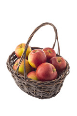 Apples in basket