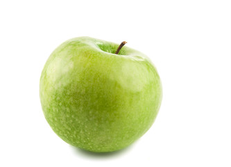 Green apple isolated