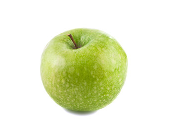 Green apple isolated
