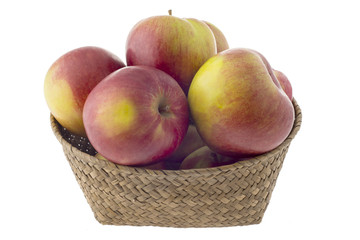 Apples in basket