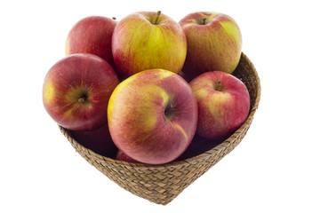 Apples in basket