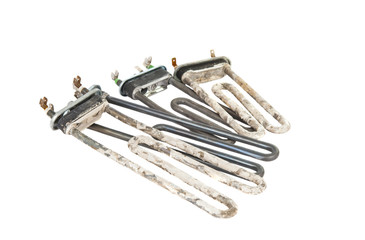 heating elements in good and bad condition