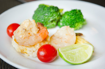 rice fried thai food