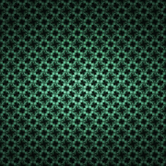 Green mosaic wallpaper