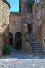 Alleyway. Capranica. Lazio. Italy.