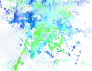 abstract blue watercolor