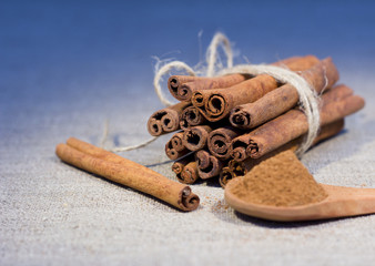 bunch of cinnamon stick
