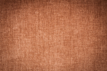 Brown canvas texture or background - obrazy, fototapety, plakaty