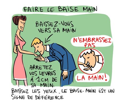 Le baise main