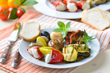 Leckerer Antipastiteller