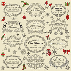 set of Christmas elements - 46069342