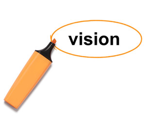 Single orange crayon